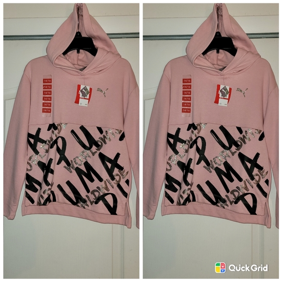Girls size 14/16 Puma hoodie - Picture 1 of 1